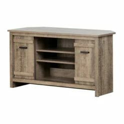Exhibit Corner TV Stand for TVs up to 42" - South Shore Seaside Pine -Cheap TV Stands Store unnamed file 296