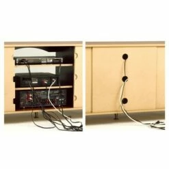 Premier TV Stand for TVs up to 60" with Media Storage Black - Prepac