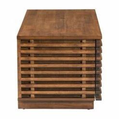 Mid-Century Modern Narrow TV Stand for TVs up to 35.3" Walnut - ZM Home -Cheap TV Stands Store unnamed file 2975