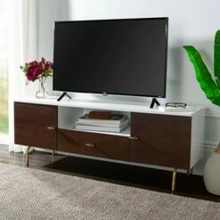 Genevieve TV Stand for TVs up to 45" - Safavieh