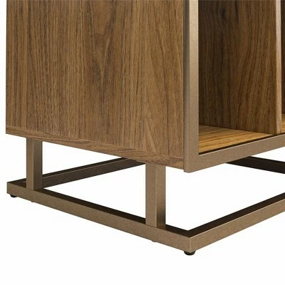 Regal Double Wide Record Station Walnut - Novogratz 8 Regal Double Wide Record Station Walnut - Novogratz - Image 6