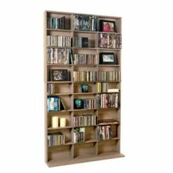 Elite Media Storage Cabinet Weathered Oak - Atlantic