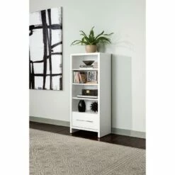 Storage Furniture Media Tower - White - ClosetMaid