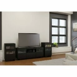 Vision Door Audio Tower Black - Nexera