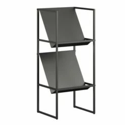 Helix Vinyl Record Storage - Novogratz White -Cheap TV Stands Store unnamed file 3270