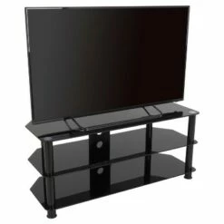 TV Stand with Cable Management for TVs up to 55" - AVF Black -Cheap TV Stands Store unnamed file 328