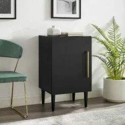 Everett Record Player Stand Matte Black - Crosley -Cheap TV Stands Store unnamed file 3289