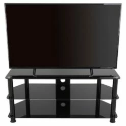 TV Stand with Cable Management for TVs up to 55" - AVF Black -Cheap TV Stands Store unnamed file 330