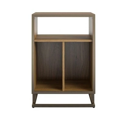 Regal Record Storage Stand - Novogratz Walnut 11 Regal Record Storage Stand - Novogratz Walnut - Image 9