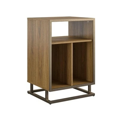 Regal Record Storage Stand - Novogratz Walnut 14 Regal Record Storage Stand - Novogratz Walnut - Image 12