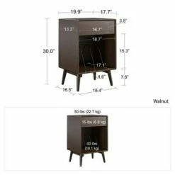 Brittany Mid Century Modern Turntable Stand Walnut - Novogratz 27 Brittany Mid Century Modern Turntable Stand Walnut - Novogratz -Cheap TV Stands Store unnamed file 3328