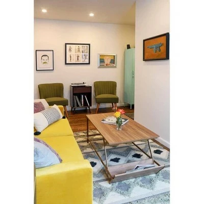 Brittany Mid Century Modern Turntable Stand Walnut - Novogratz 16 Brittany Mid Century Modern Turntable Stand Walnut - Novogratz - Image 15