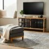 Threshold Designed W/Studio McGee Bountiful Wood and Glass TV Stand for TVs up to 50" - Threshold™ designed with Studio McGee -Cheap TV Stands Store unnamed file 3336
