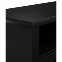 Tasi Traditional Windowpane Corner TV Stand for TVs up to 50" - Saracina Home Solid Black -Cheap TV Stands Store unnamed file 335