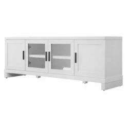 Storage TV Stand for TVs up to 75" - Threshold™ White -Cheap TV Stands Store unnamed file 3374