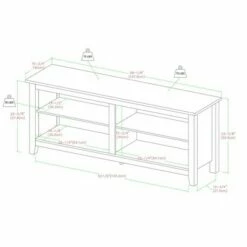 Farmhouse 4 Cubby Wood Open Storage TV Stand for TVs up to 65" - Saracina Home Driftwood 26 Farmhouse 4 Cubby Wood Open Storage TV Stand for TVs up to 65" - Saracina Home Driftwood -Cheap TV Stands Store unnamed file 3396