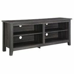 Farmhouse 4 Cubby Wood Open Storage TV Stand for TVs up to 65" - Saracina Home Driftwood 32 Farmhouse 4 Cubby Wood Open Storage TV Stand for TVs up to 65" - Saracina Home Driftwood -Cheap TV Stands Store unnamed file 3402