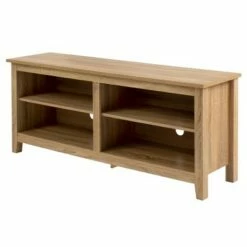 Farmhouse 4 Cubby Wood Open Storage TV Stand for TVs up to 65" - Saracina Home Driftwood 36 Farmhouse 4 Cubby Wood Open Storage TV Stand for TVs up to 65" - Saracina Home Driftwood -Cheap TV Stands Store unnamed file 3406