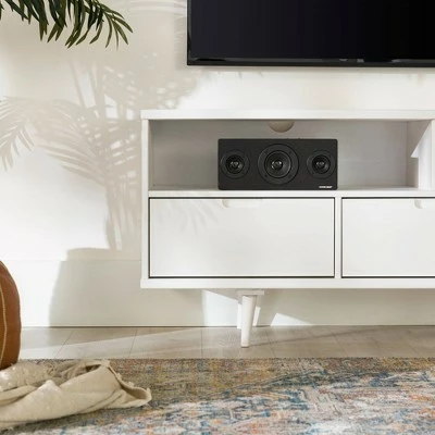 Cara Mid-Century Modern 3 Drawer TV Stand for TVs up to 65" - Saracina Home Caramel 11 Cara Mid-Century Modern 3 Drawer TV Stand for TVs up to 65" - Saracina Home Caramel - Image 9