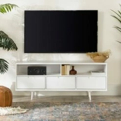 Cara Mid-Century Modern 3 Drawer TV Stand for TVs up to 65" - Saracina Home Caramel 32 Cara Mid-Century Modern 3 Drawer TV Stand for TVs up to 65" - Saracina Home Caramel -Cheap TV Stands Store unnamed file 3439