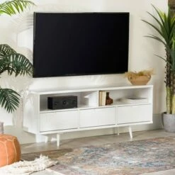 Cara Mid-Century Modern 3 Drawer TV Stand for TVs up to 65" - Saracina Home Caramel 34 Cara Mid-Century Modern 3 Drawer TV Stand for TVs up to 65" - Saracina Home Caramel -Cheap TV Stands Store unnamed file 3441