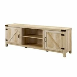 Modern Farmhouse Barn Door TV Stand for TVs up to 80" - Saracina Home White Oak 35 Modern Farmhouse Barn Door TV Stand for TVs up to 80" - Saracina Home White Oak -Cheap TV Stands Store unnamed file 3570