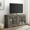 Avalene Modern Farmhouse 4 Door Glass Window Pane TV Stand for TVs up to 65" - Saracina Home Rustic Oak 2 Avalene Modern Farmhouse 4 Door Glass Window Pane TV Stand for TVs up to 65" - Saracina Home Rustic Oak -Cheap TV Stands Store unnamed file 3571