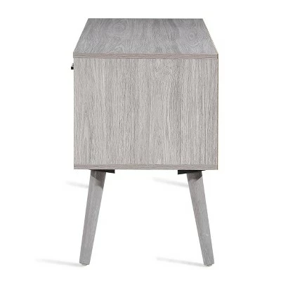 47" Amarah Mid Century Modern Entertainment Center - Christopher Knight Home Gray 4 47" Amarah Mid Century Modern Entertainment Center - Christopher Knight Home Gray - Image 2