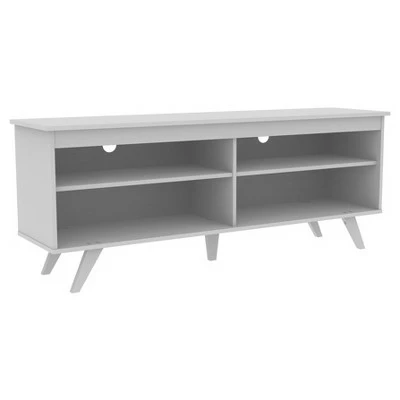 Modern Contemporary Simple Wood Storage Console TV Stand for TVs up to 65" - Saracina Home Gray 17 Modern Contemporary Simple Wood Storage Console TV Stand for TVs up to 65" - Saracina Home Gray - Image 15