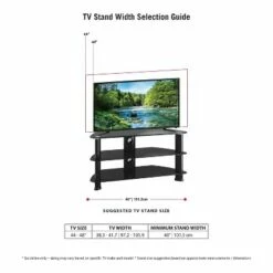 Corner TV Stand for TVs up to 43" Black - CorLiving 13 Corner TV Stand for TVs up to 43" Black - CorLiving -Cheap TV Stands Store unnamed file 372