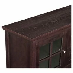 Tasi Modern Farmhouse with Lower Shelf TV Stand for TVs up to 58" - Saracina Home Antique Red -Cheap TV Stands Store unnamed file 3740