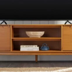 Solid Wood Mid-Century Modern TV Stand for TVs up to 80" - Saracina Home Caramel 29 Solid Wood Mid-Century Modern TV Stand for TVs up to 80" - Saracina Home Caramel -Cheap TV Stands Store unnamed file 3804