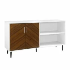 Angelo Modern 2 Door Bookmatch TV Stand for TVs up to 65" - Saracina Home Solid White -Cheap TV Stands Store unnamed file 3818