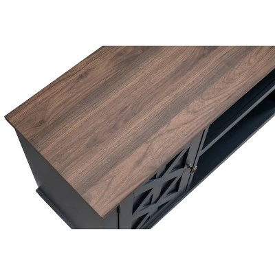 54" TV Stand for TVs up to 65" Navy - Home Essentials 6 54" TV Stand for TVs up to 65" Navy - Home Essentials - Image 4