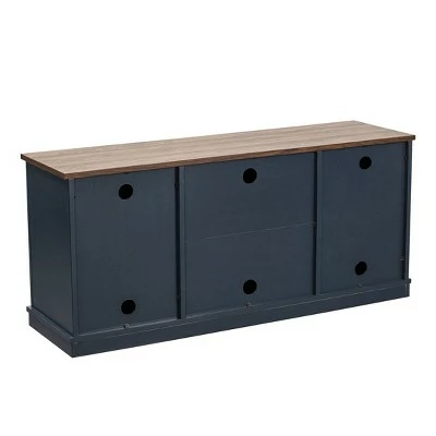 54" TV Stand for TVs up to 65" Navy - Home Essentials 12 54" TV Stand for TVs up to 65" Navy - Home Essentials - Image 10