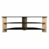 Glass Shelves TV Stand for TVs up to 65" - AVF Walnut -Cheap TV Stands Store unnamed file 386