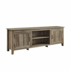 Modern Farmhouse Wood TV Stand for TVs up to 80" - Saracina Home Gray Wash -Cheap TV Stands Store unnamed file 3884
