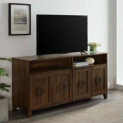 4 Door Modern Media Center TV Stand for TVs up to 65" - Saracina Home Dark Walnut 15 4 Door Modern Media Center TV Stand for TVs up to 65" - Saracina Home Dark Walnut -Cheap TV Stands Store unnamed file 3895