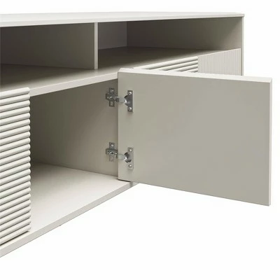 Daphne TV Stand for TVs up to 65" - Mr. Kate Walnut/black 6 Daphne TV Stand for TVs up to 65" - Mr. Kate Walnut/black - Image 4