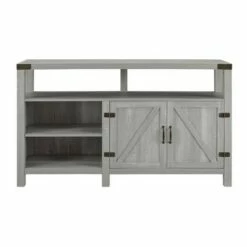 2 Door Farmhouse Highboy TV Stand for TVs up to 65" - Saracina Home Barnwood -Cheap TV Stands Store unnamed file 3928