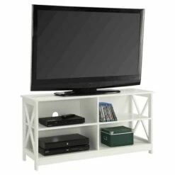 Oxford TV Stand for TVs up to 46' White - Breighton Home