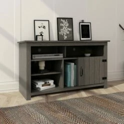 Alta Console TV Stand for TVs up to 55" Gray - RST Brands