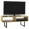 Mixed Material TV Stand for TVs up to 45" Natural - ClosetMaid