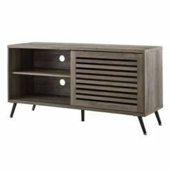 Visconti Modern Boho Sliding Slat Door TV Stand for TVs up to 58" - Saracina Home Gray Wash 16 Visconti Modern Boho Sliding Slat Door TV Stand for TVs up to 58" - Saracina Home Gray Wash -Cheap TV Stands Store unnamed file 4058