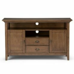 54" Mansfield Solid Wood TV Media Stand - Wyndenhall Black -Cheap TV Stands Store unnamed file 4066