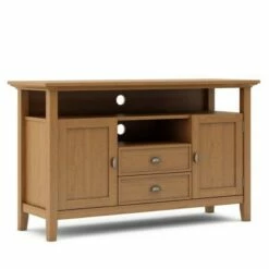 54" Mansfield Solid Wood TV Media Stand - Wyndenhall Black -Cheap TV Stands Store unnamed file 4075