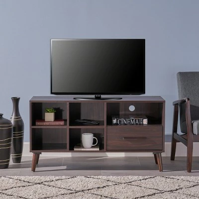 Marceau Mid-Century Modern TV Stand for TVs up to 44" - Christopher Knight Home Dark Walnut 3 Marceau Mid-Century Modern TV Stand for TVs up to 44" - Christopher Knight Home Dark Walnut