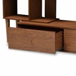 Haversham Mid-Century Retro Modern Display TV Stand for TVs up to 60" Walnut Brown - Baxton Studio -Cheap TV Stands Store unnamed file 4125