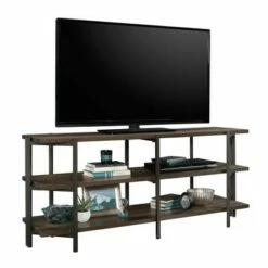 55" North Avenu Entertainment Credenza - Sauder Charter Brown -Cheap TV Stands Store unnamed file 4131