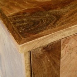 Mango Wood with 2 Open Compartments TV Stand for TVs up to 55" Brown/Black - The Urban Port -Cheap TV Stands Store unnamed file 4152